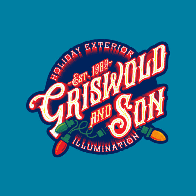 Griswold And Son Holiday Exterior Illumination-Womens-Fitted-Tee-mannypdesign