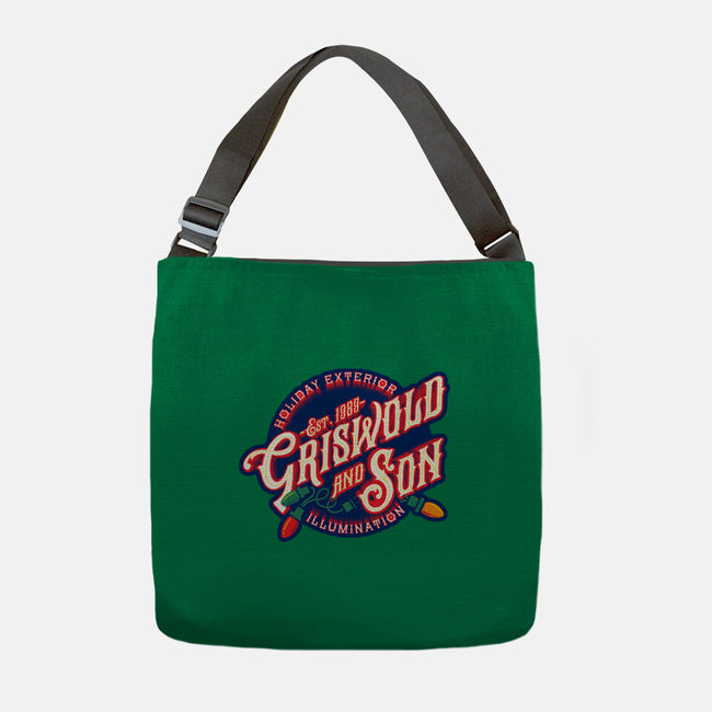 Griswold And Son Holiday Exterior Illumination-None-Adjustable Tote-Bag-mannypdesign