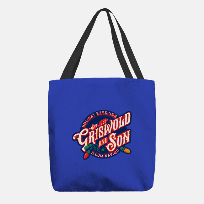 Griswold And Son Holiday Exterior Illumination-None-Basic Tote-Bag-mannypdesign