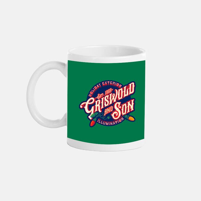 Griswold And Son Holiday Exterior Illumination-None-Mug-Drinkware-mannypdesign