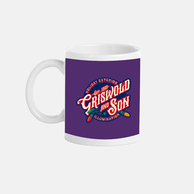 Griswold And Son Holiday Exterior Illumination-None-Mug-Drinkware-mannypdesign