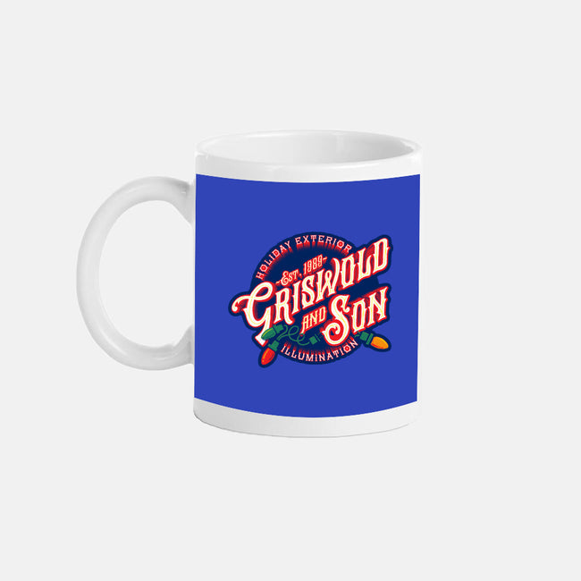 Griswold And Son Holiday Exterior Illumination-None-Mug-Drinkware-mannypdesign