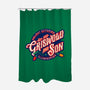 Griswold And Son Holiday Exterior Illumination-None-Polyester-Shower Curtain-mannypdesign