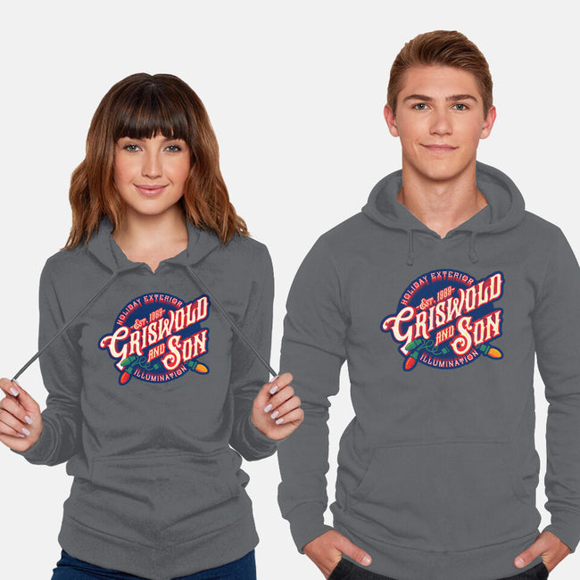 Griswold And Son Holiday Exterior Illumination-Unisex-Pullover-Sweatshirt-mannypdesign