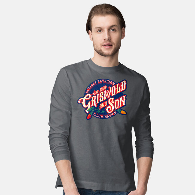 Griswold And Son Holiday Exterior Illumination-Mens-Long Sleeved-Tee-mannypdesign