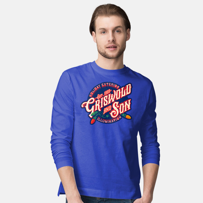 Griswold And Son Holiday Exterior Illumination-Mens-Long Sleeved-Tee-mannypdesign