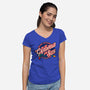 Griswold And Son Holiday Exterior Illumination-Womens-V-Neck-Tee-mannypdesign