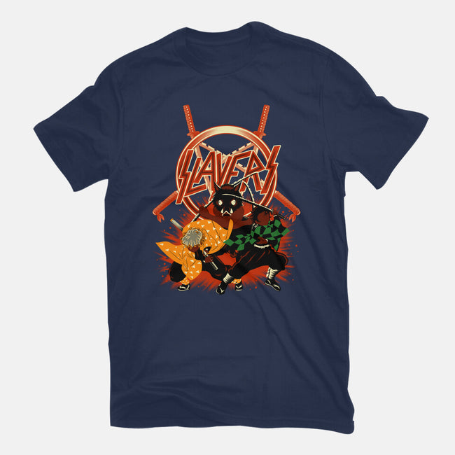 Three Slayers-Womens-Fitted-Tee-rmatix