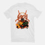 Three Slayers-Womens-Fitted-Tee-rmatix