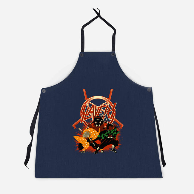 Three Slayers-Unisex-Kitchen-Apron-rmatix
