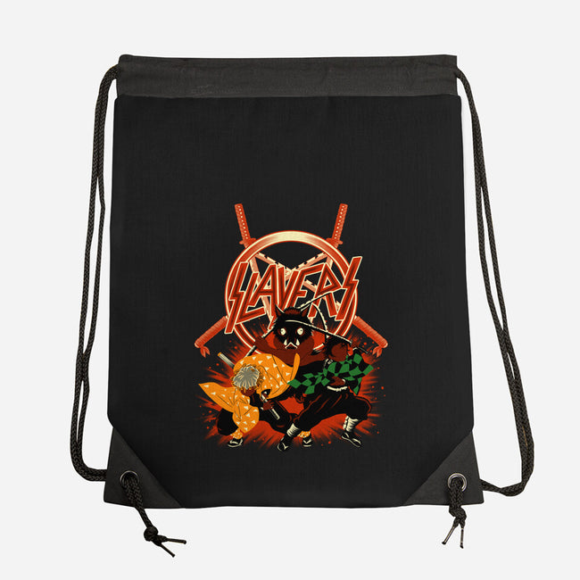 Three Slayers-None-Drawstring-Bag-rmatix