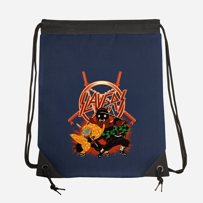 Three Slayers-None-Drawstring-Bag-rmatix