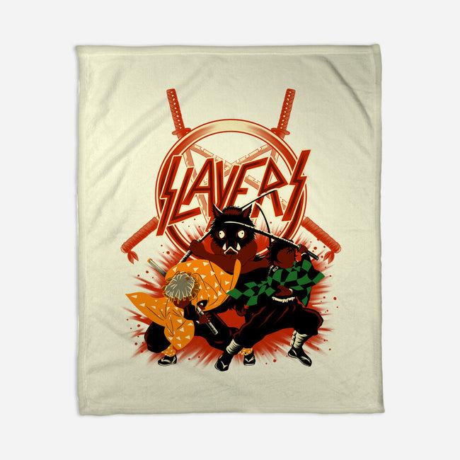 Three Slayers-None-Fleece-Blanket-rmatix
