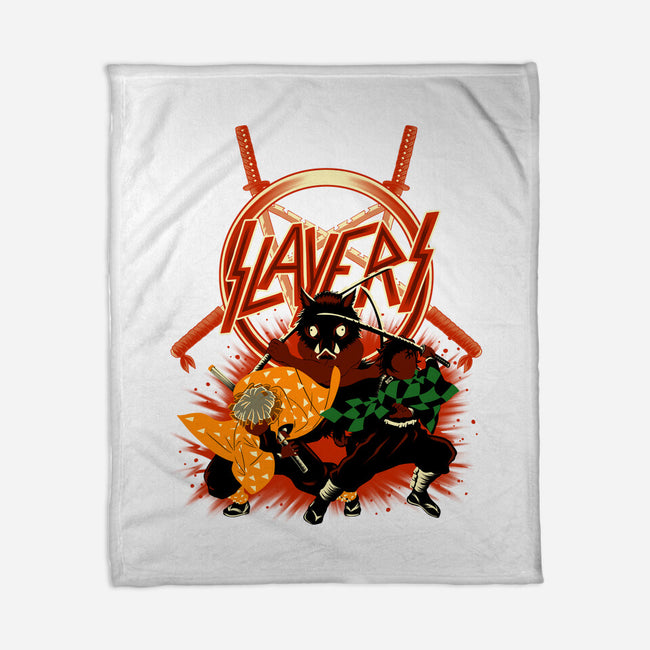 Three Slayers-None-Fleece-Blanket-rmatix