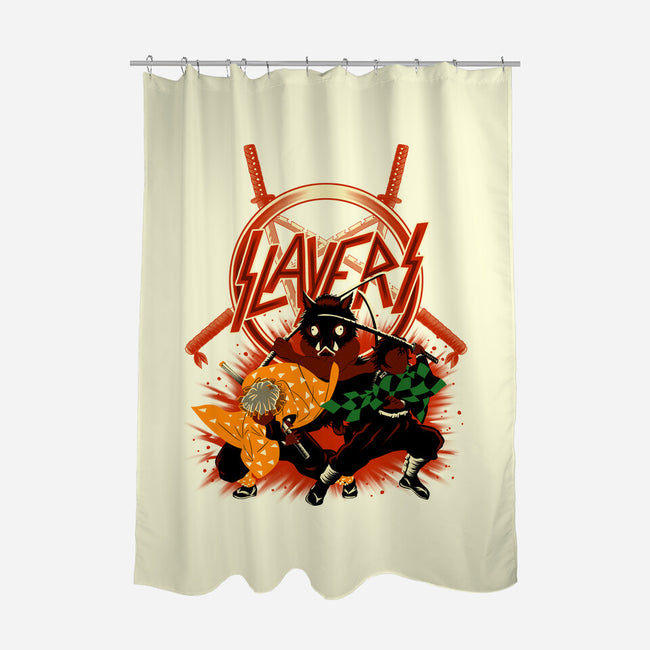 Three Slayers-None-Polyester-Shower Curtain-rmatix