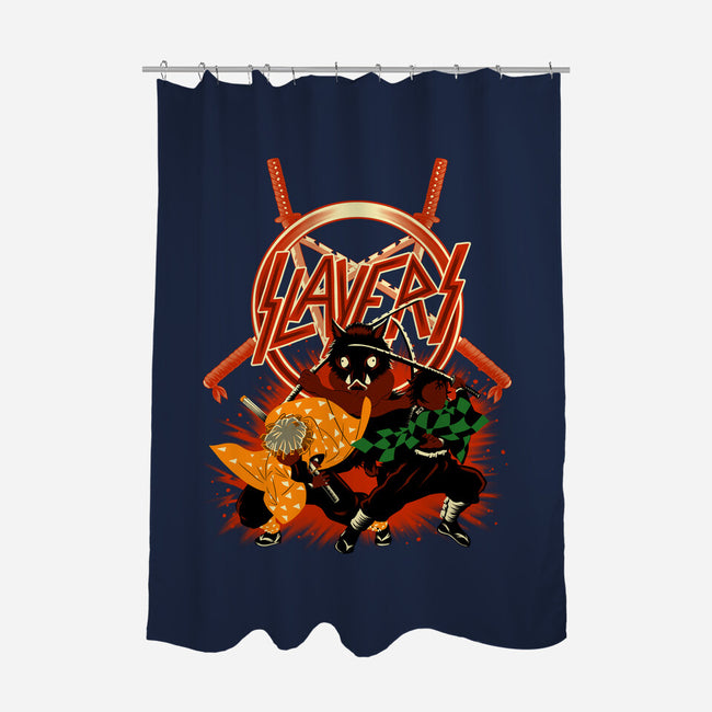 Three Slayers-None-Polyester-Shower Curtain-rmatix