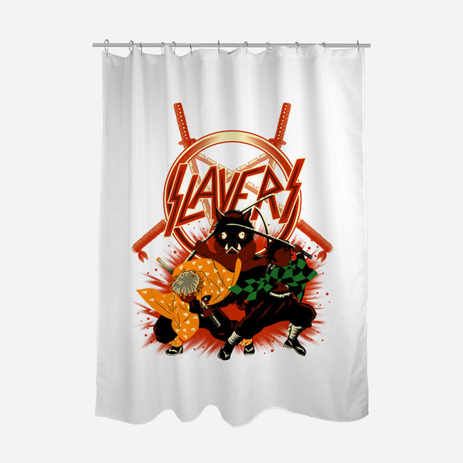Three Slayers-None-Polyester-Shower Curtain-rmatix