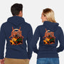 Three Slayers-Unisex-Zip-Up-Sweatshirt-rmatix
