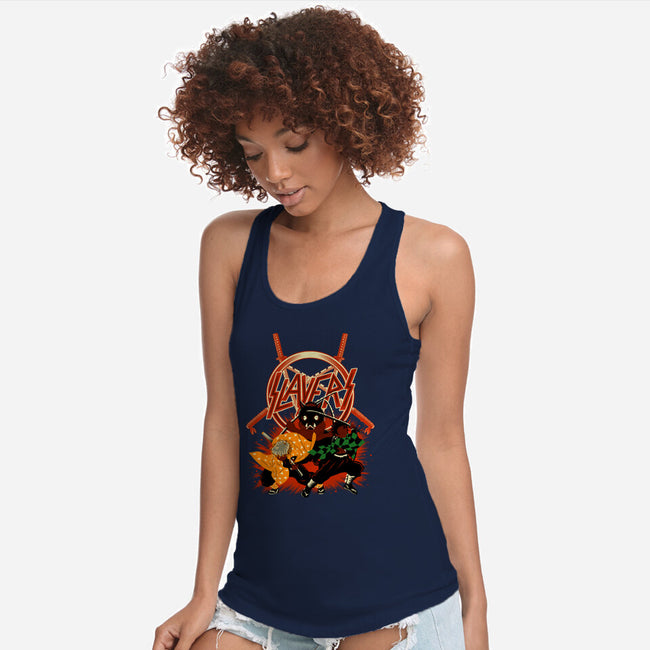 Three Slayers-Womens-Racerback-Tank-rmatix