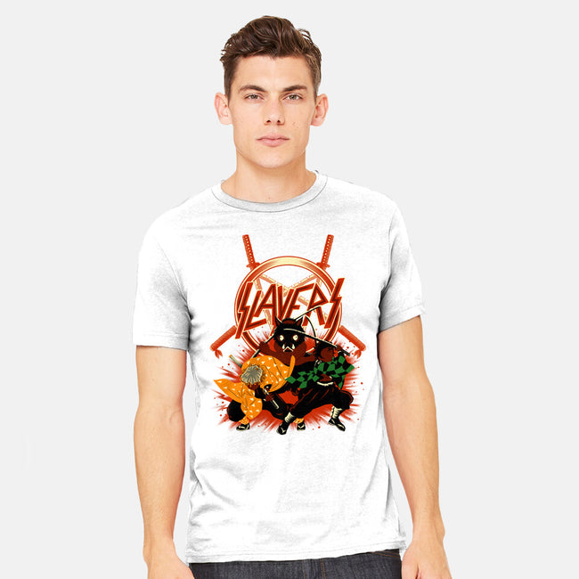 Three Slayers-Mens-Heavyweight-Tee-rmatix