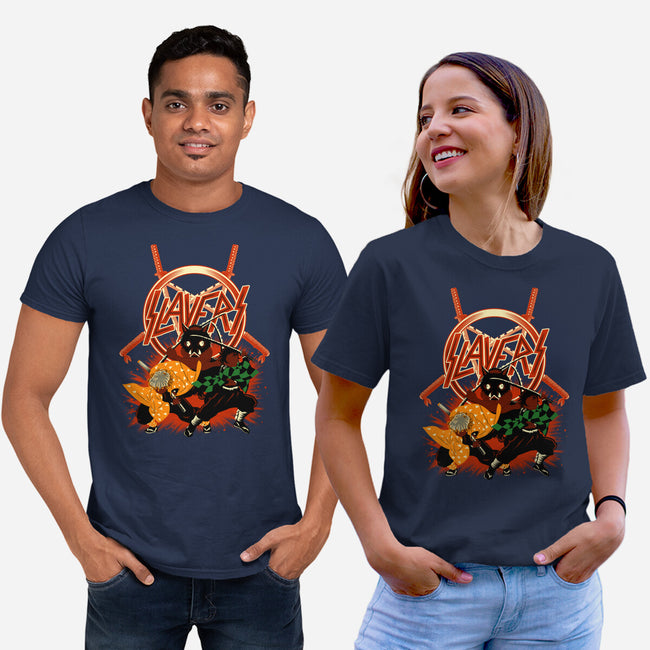 Three Slayers-Unisex-Basic-Tee-rmatix