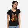 Three Slayers-Womens-V-Neck-Tee-rmatix