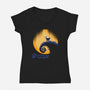 Hollow Nightmare-Womens-V-Neck-Tee-rmatix