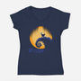 Hollow Nightmare-Womens-V-Neck-Tee-rmatix