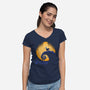 Hollow Nightmare-Womens-V-Neck-Tee-rmatix
