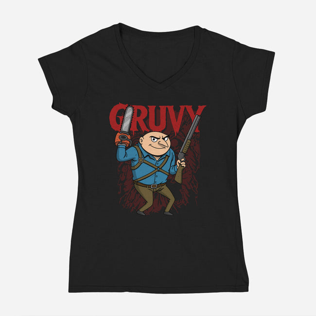 Gruvy-Womens-V-Neck-Tee-Boggs Nicolas