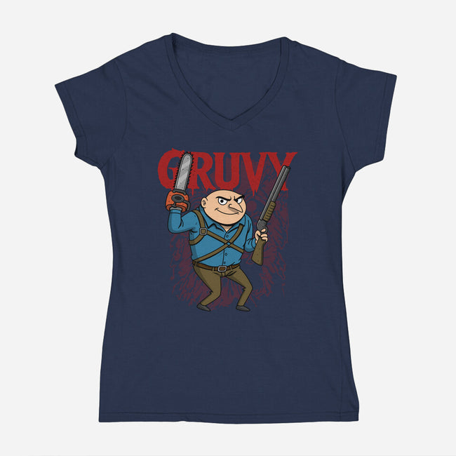 Gruvy-Womens-V-Neck-Tee-Boggs Nicolas