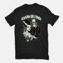 Seasons Greetings Frankie And Bride-Womens-Fitted-Tee-palmstreet