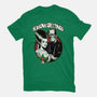 Seasons Greetings Frankie And Bride-Womens-Fitted-Tee-palmstreet