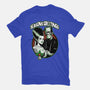 Seasons Greetings Frankie And Bride-Womens-Fitted-Tee-palmstreet