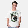 Seasons Greetings Frankie And Bride-Mens-Basic-Tee-palmstreet