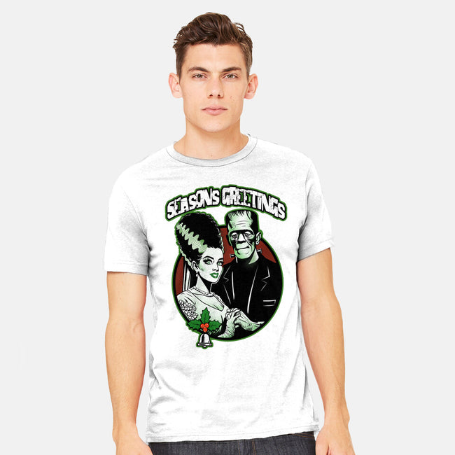 Seasons Greetings Frankie And Bride-Mens-Heavyweight-Tee-palmstreet
