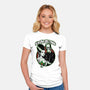 Seasons Greetings Frankie And Bride-Womens-Fitted-Tee-palmstreet