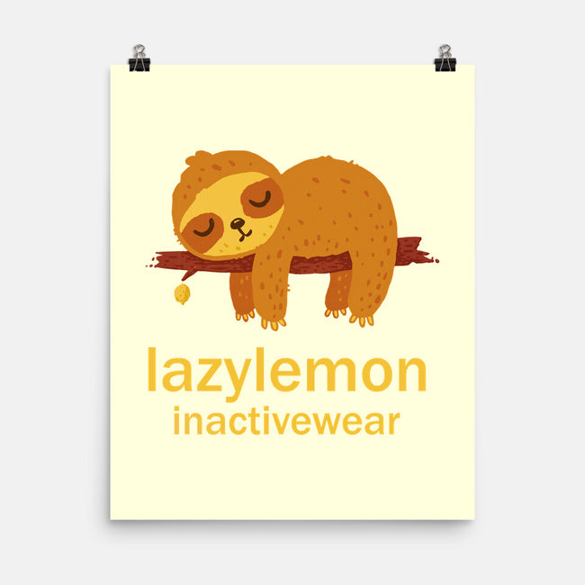 LazyLemon Inactivewear-None-Matte-Poster-kg07