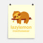 LazyLemon Inactivewear-None-Matte-Poster-kg07