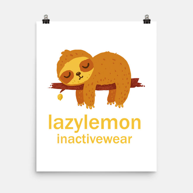 LazyLemon Inactivewear-None-Matte-Poster-kg07