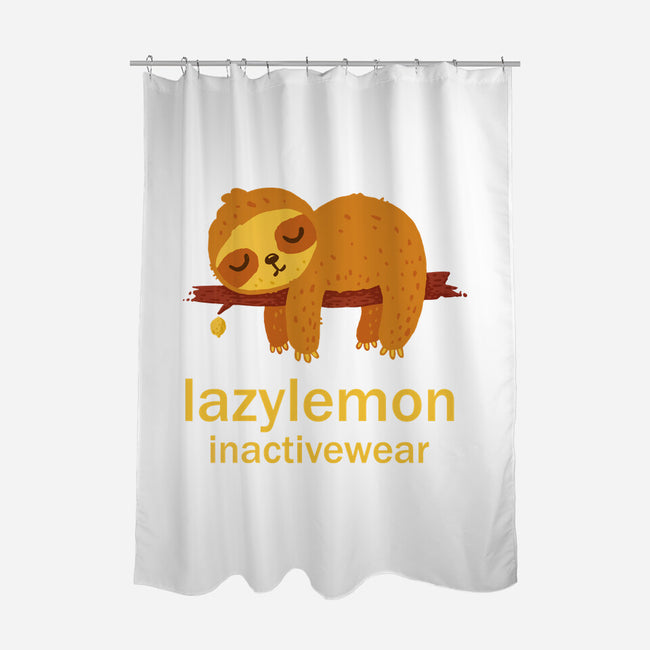 LazyLemon Inactivewear-None-Polyester-Shower Curtain-kg07