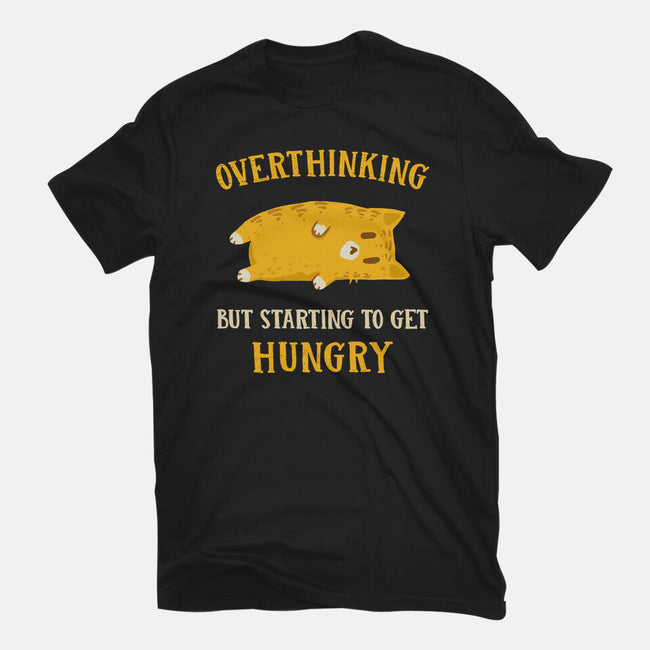 Overthinking But Getting Hungry-Mens-Basic-Tee-kg07