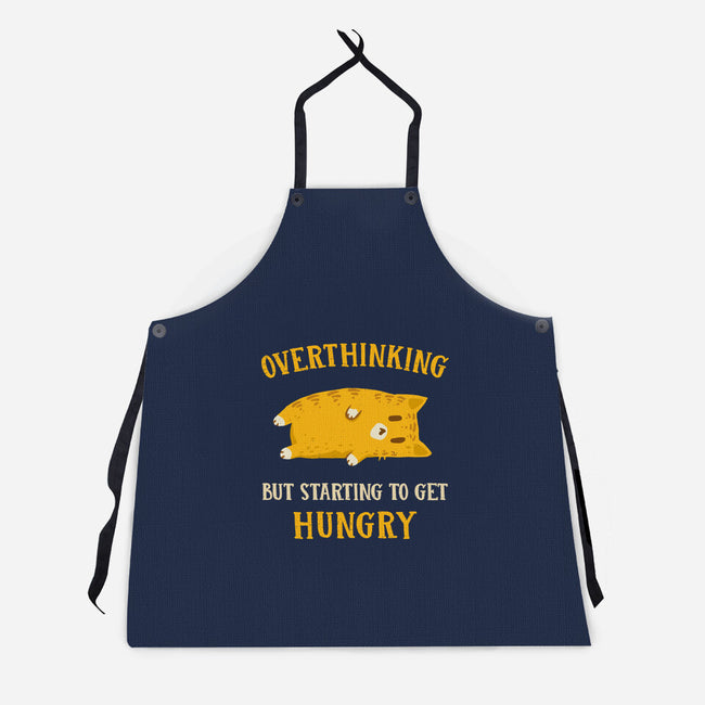 Overthinking But Getting Hungry-Unisex-Kitchen-Apron-kg07