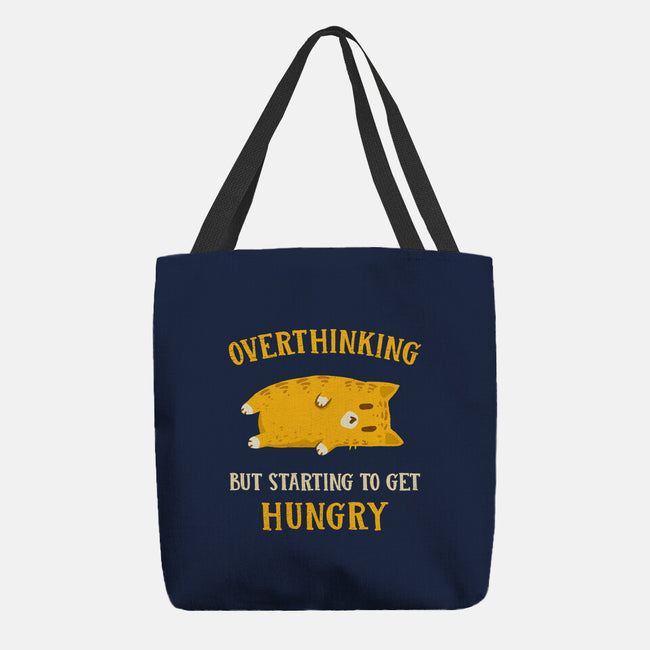 Overthinking But Getting Hungry-None-Basic Tote-Bag-kg07