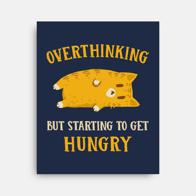 Overthinking But Getting Hungry-None-Stretched-Canvas-kg07