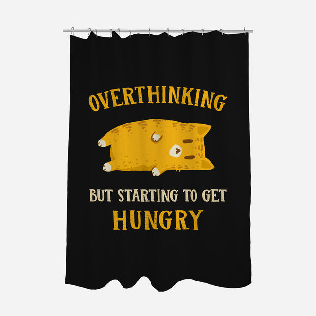 Overthinking But Getting Hungry-None-Polyester-Shower Curtain-kg07