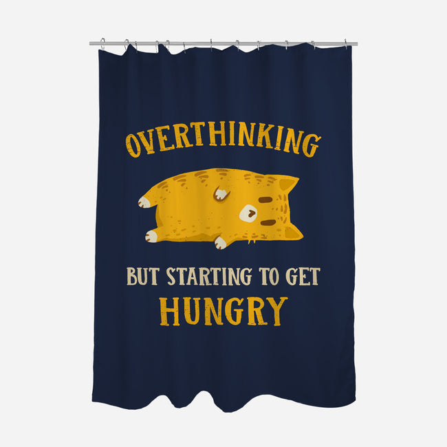 Overthinking But Getting Hungry-None-Polyester-Shower Curtain-kg07