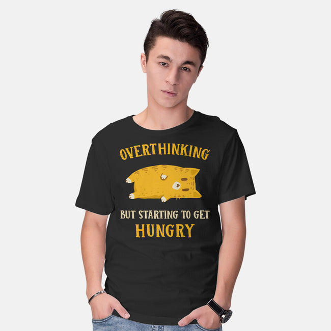 Overthinking But Getting Hungry-Mens-Basic-Tee-kg07