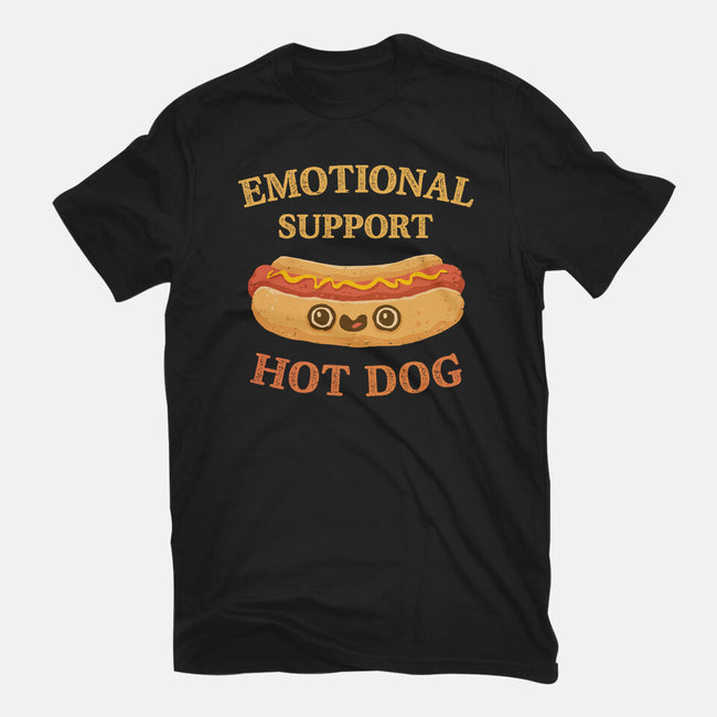 Emotional Support Hot Dog-Womens-Fitted-Tee-kg07