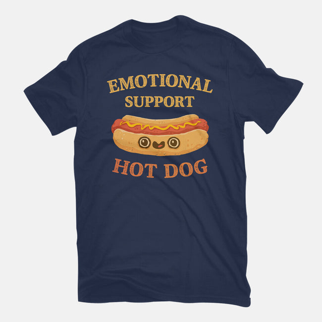Emotional Support Hot Dog-Womens-Fitted-Tee-kg07